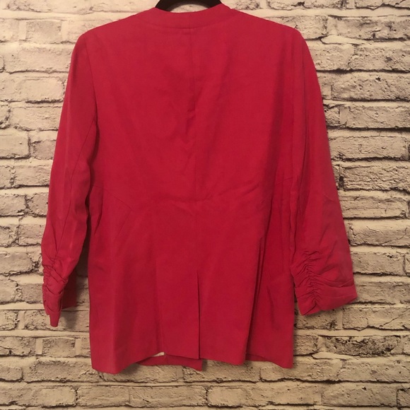 Cartonnier 1-button blazer in bright pink - Picture 5 of 5